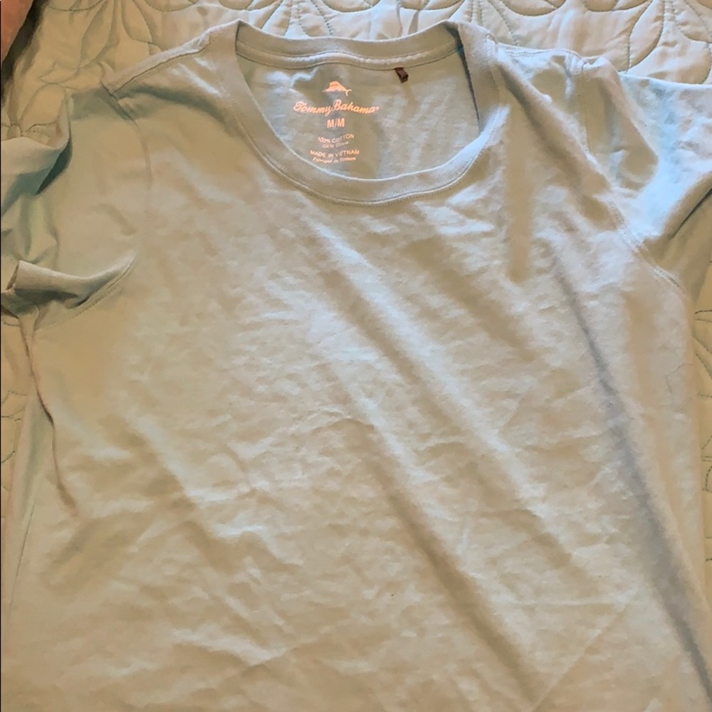 Plain blue top